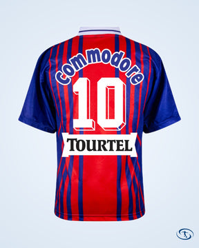 Score Draw PSG Retro Home No.10 (Raí) Shirt 1993-1994 (Retro Flex Printing) - Men's