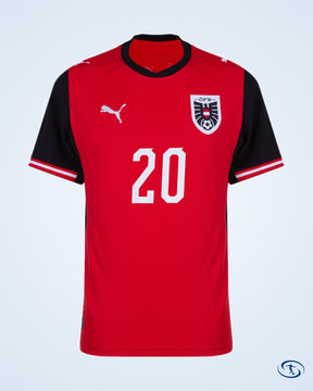 Austria Home KIDS Laimer 20 Shirt 2026-2027 (Fan Style Printing) - Kids | Sant Sport