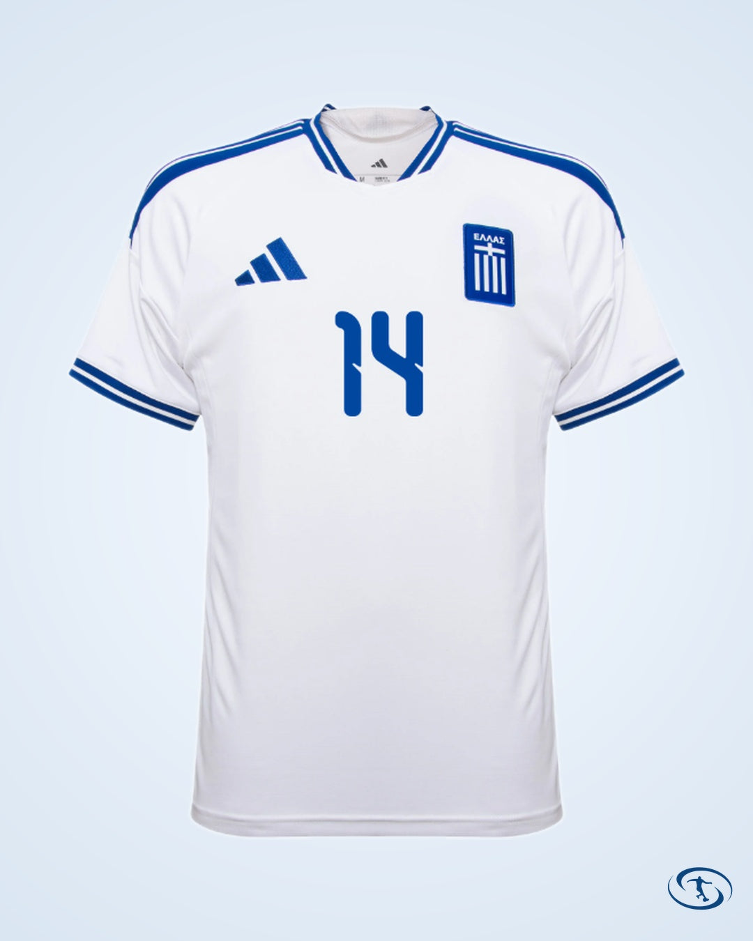 Greece Home ΠΑΥΛΙΔΗΣ 14 Shirt 2026-2027 (Greek Alphabet Printing) - Men's | Sant Sport