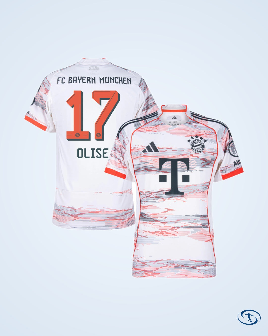 Bayern Munich Away Shirt 2025-2026 Fan Version (Official Printing)
