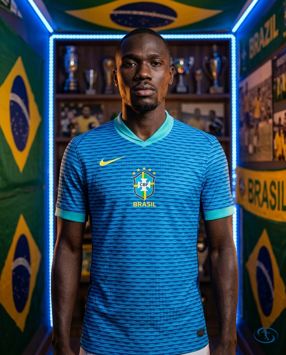 Camisa Seleção Brasileira II Away 24/25 - Torcedor Nike Masculina - Azul - Front View | Sant Sport