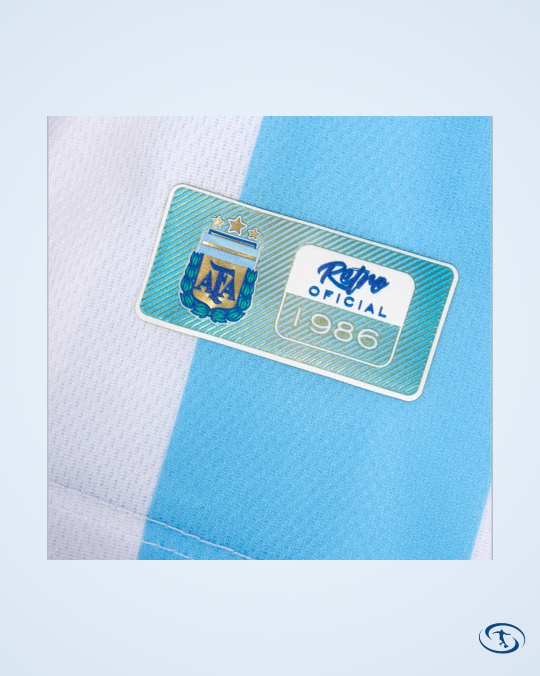 Argentina Home Retro Maradona 10 Shirt 1986 (Retro Flock Printing) - Men's