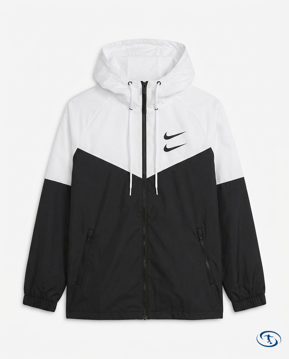 Nike Men's - Black & White Windbreaker - Packshot | Sant Sport