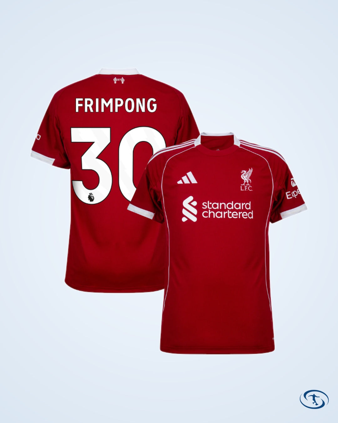 Liverpool Home Player Number Shirt 2025-2026 (Premier League) - Men's