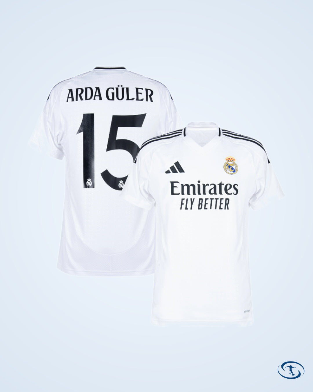 Real Madrid Shirt 2024-2025 Fan Version (Official Cup Printing)