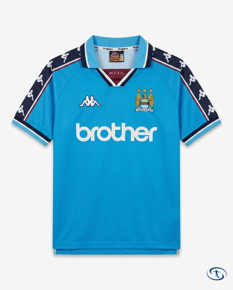 Manchester City Jersey Home Retro 97/99 Men's - Packshot | Sant Sport