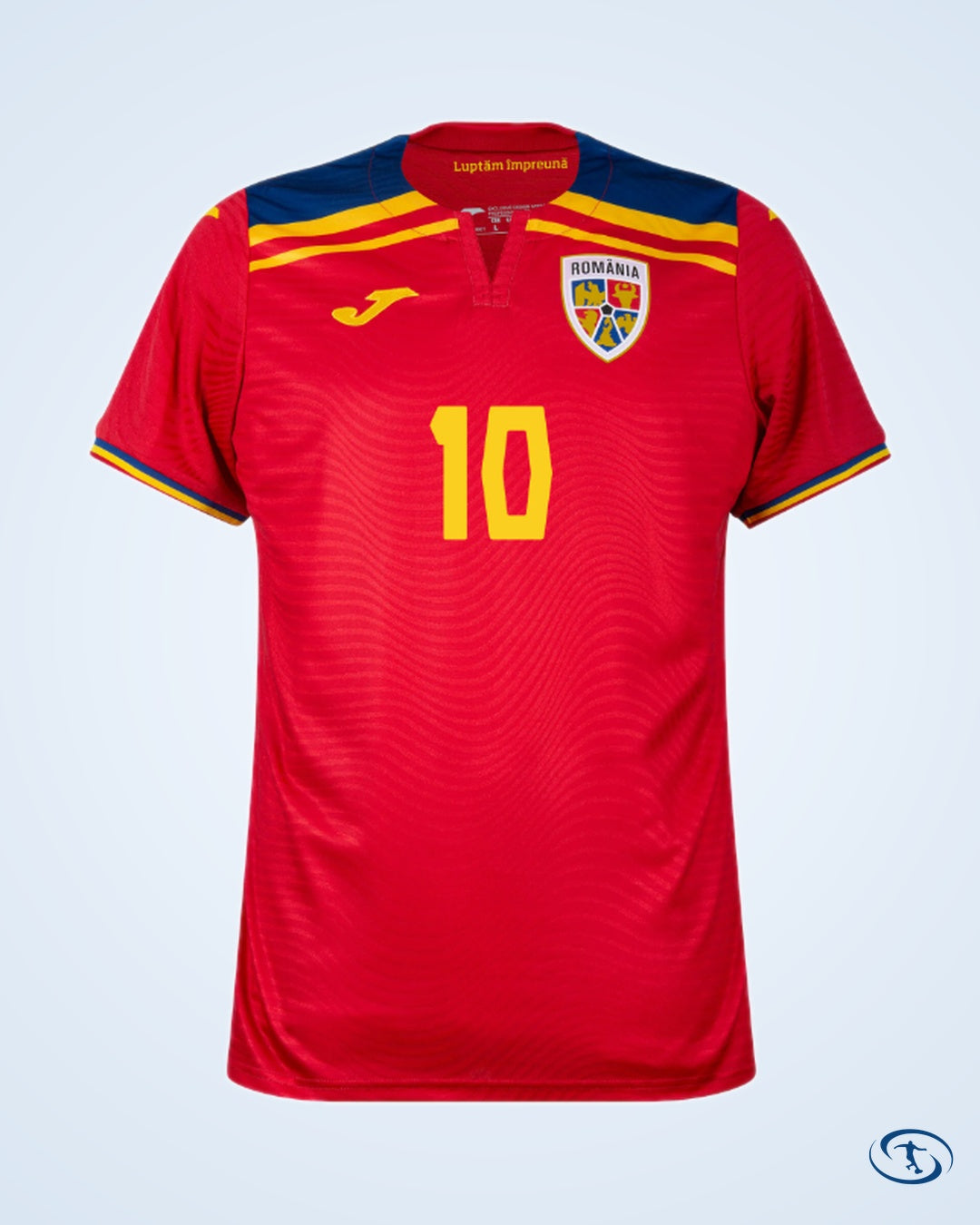Romania Away Stanciu 10 Shirt 2025 (Fan Style Printing) - Men's | Sant Sport