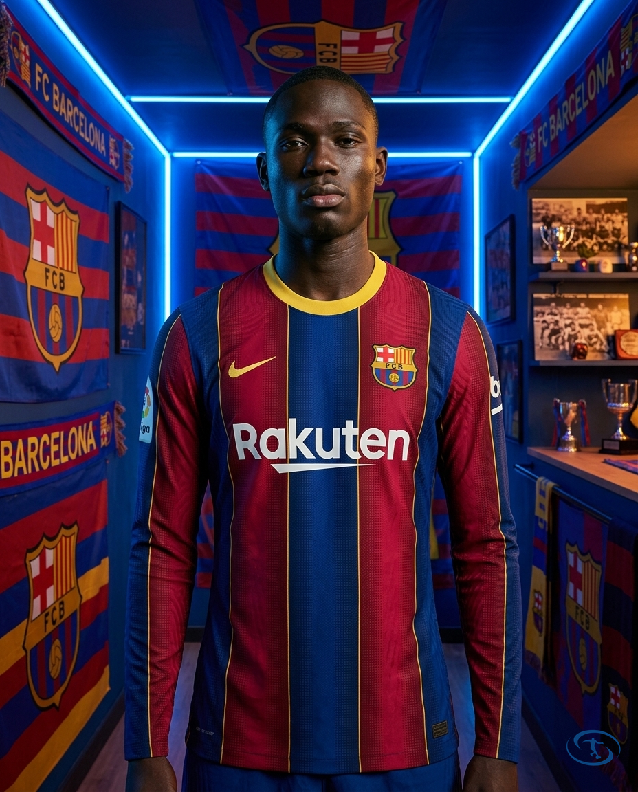 Camisa Barcelona Retrô Manga Longa 2020/21 Torcedor Nike Masculina - Front View | Sant Sport
