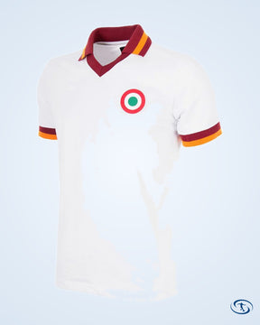 AS Roma Away Pruzzo 9 Retro Shirt 1980-1981 (Retro Flock Printing) - Men's