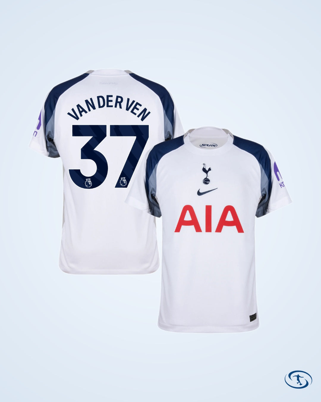 Tottenham Home Player Number Shirt 2025-2026 (Premier League)