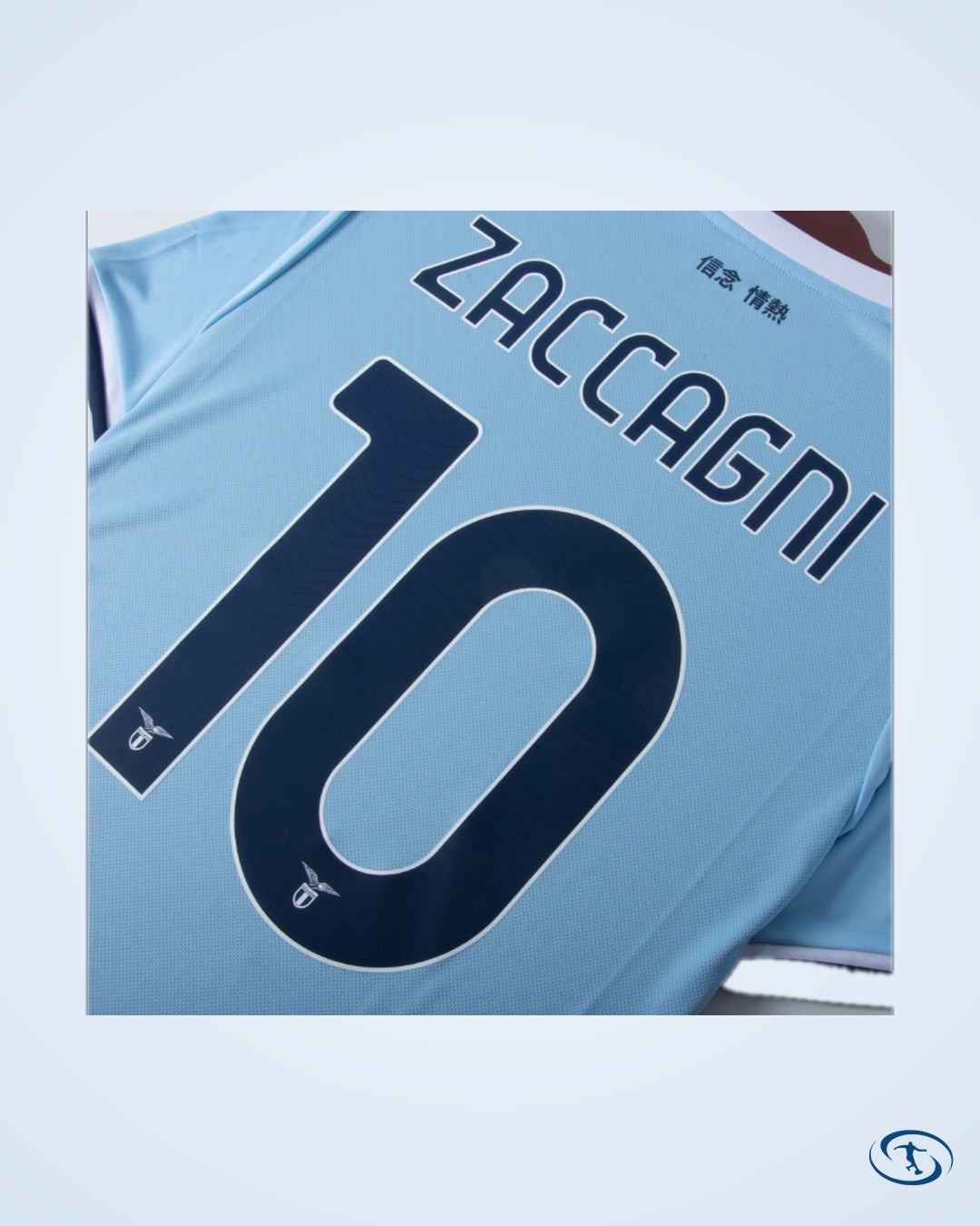 Mizuno Lazio Home Zaccagni 10 Shirt 2024-2025 (Official Printing) - Men's