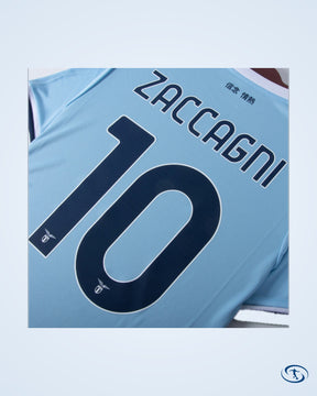 Mizuno Lazio Home Zaccagni 10 Shirt 2024-2025 (Official Printing) - Men's