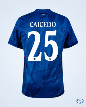 Chelsea Home Caicedo 25 Shirt 2025-2026 Fan Version (Champions League)