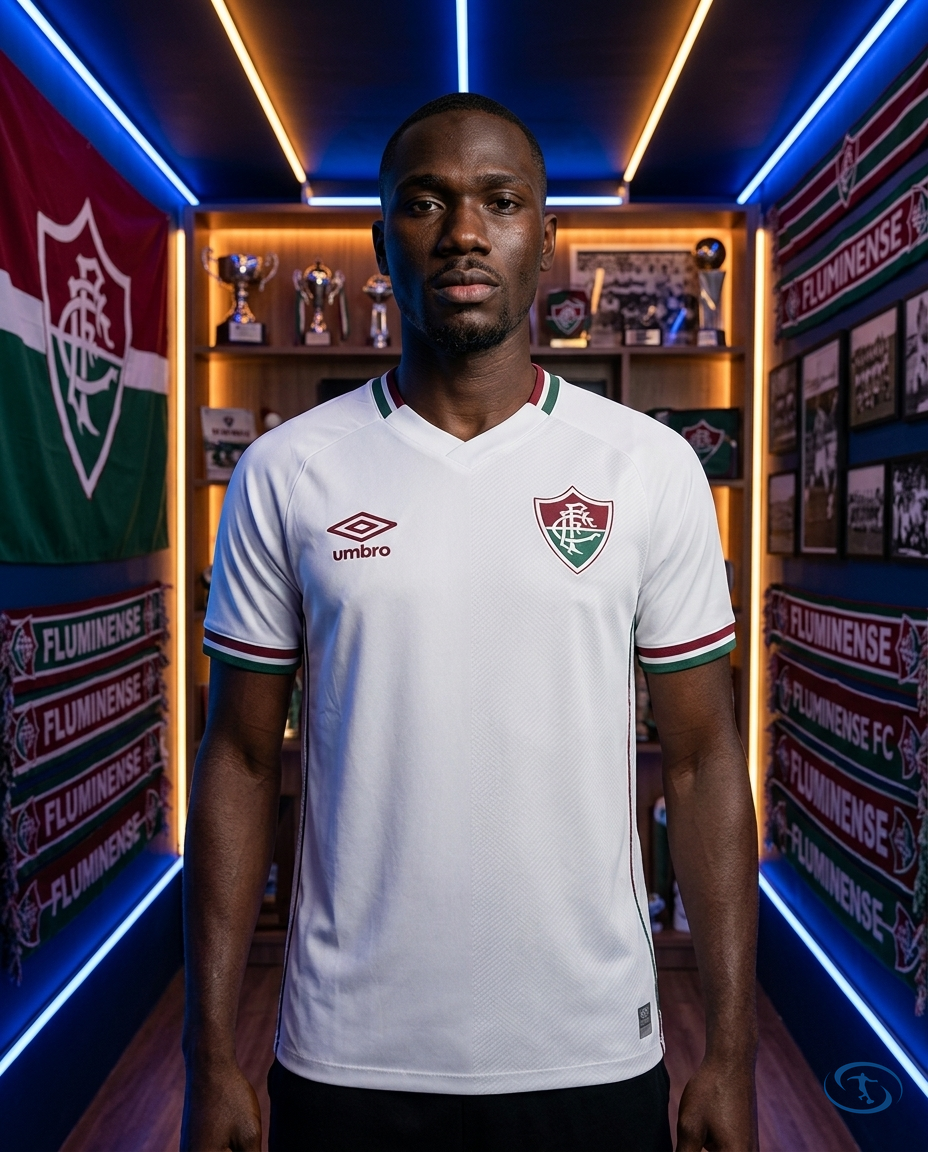 Camisa Fluminense II 2021 Torcedor Umbro Masculino - Branco - Front View | Sant Sport