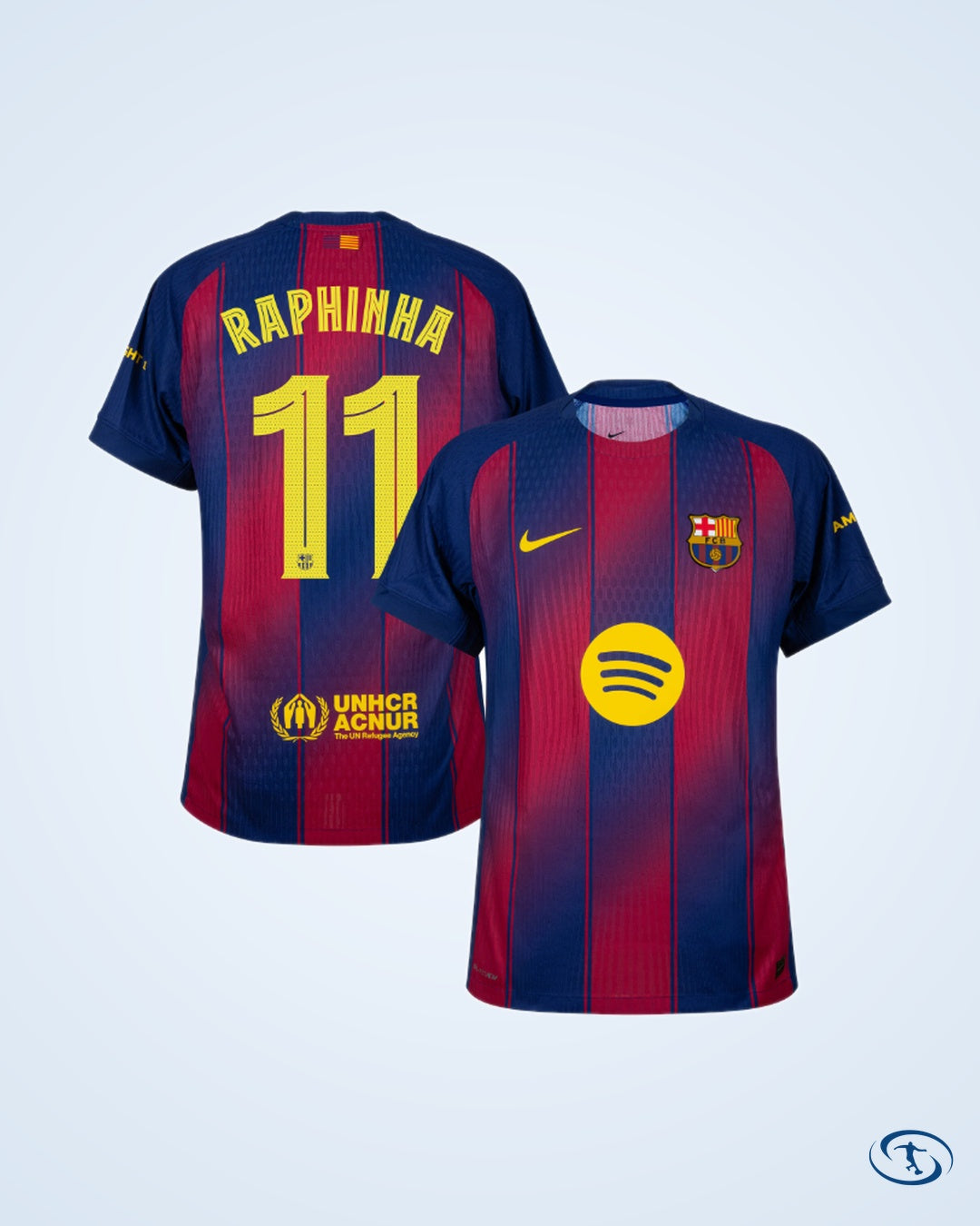 Barcelona Home Player Version Shirt 2025-2026 (Champions League) - Men's