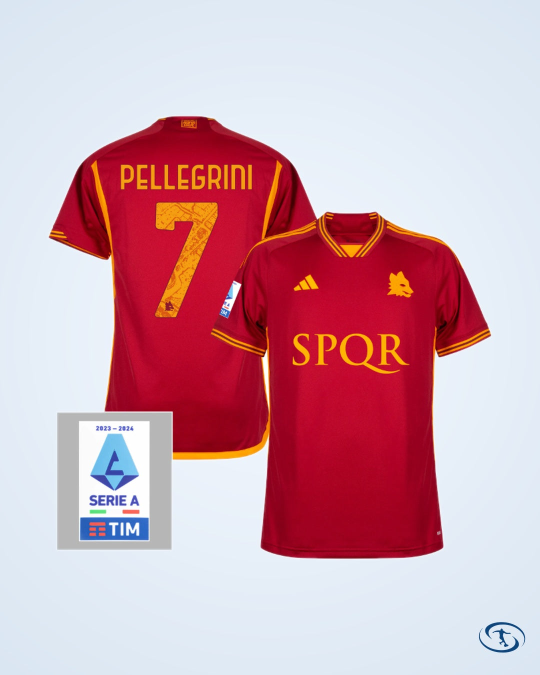 AS Roma Home Jersey 2023-2024 - Men's