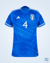 Italy Home Spinazzola 4 Shirt 2023-2024 (Official Printing) - Men's | Sant Sport