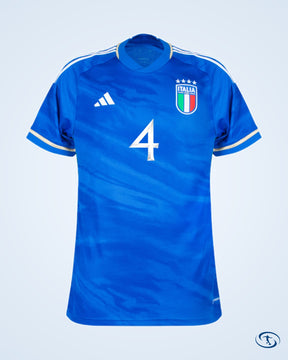 Italy Home Spinazzola 4 Shirt 2023-2024 (Official Printing) - Men's | Sant Sport