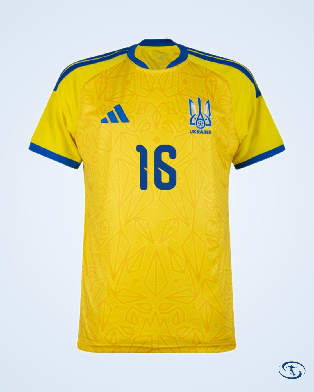 Ukraine Home Mykolenko 16 Shirt 2026-2027 (Official Printing) - Men's | Sant Sport