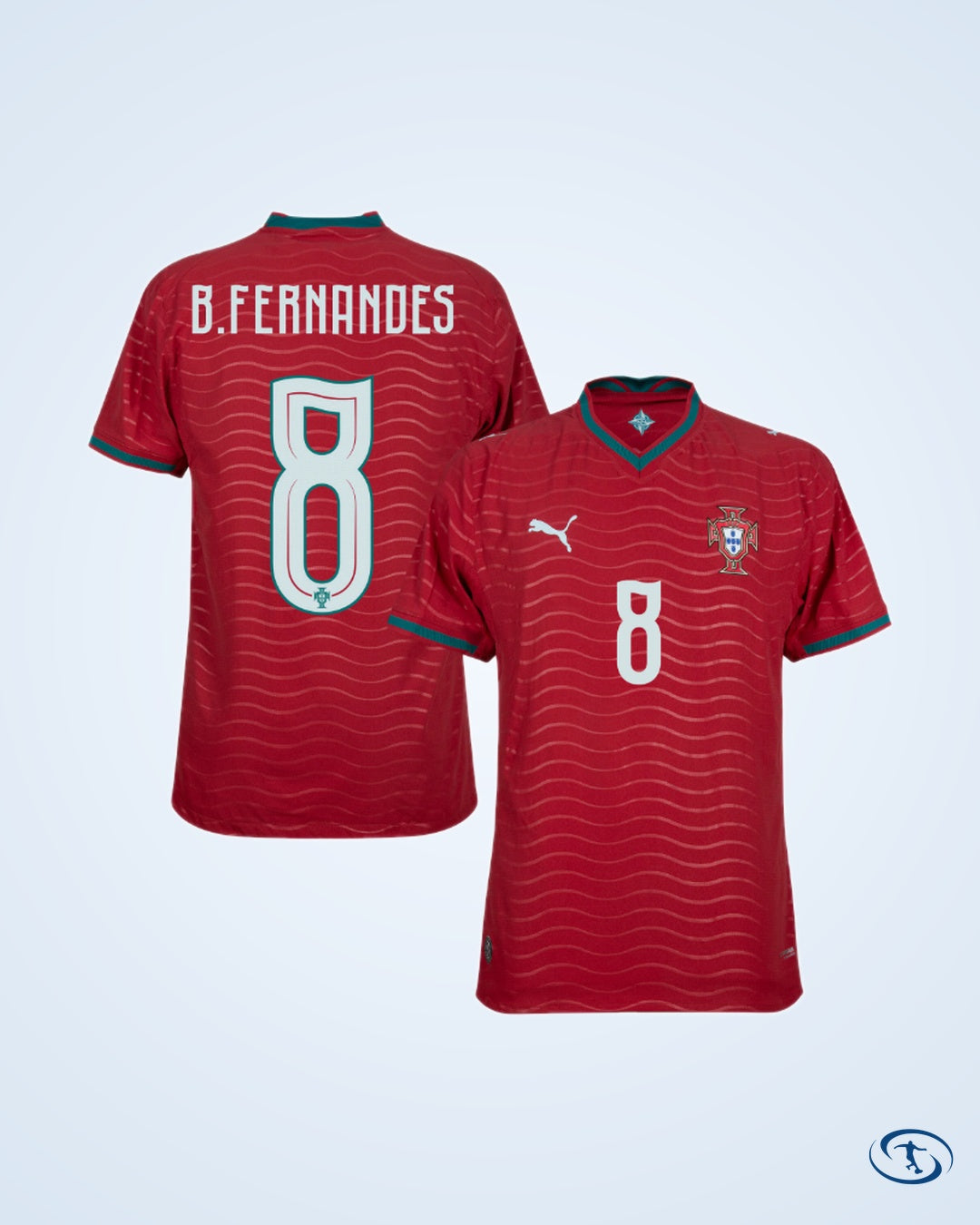 Portugal Home Shirt 2026-2027 Fan Version (Official Printing)