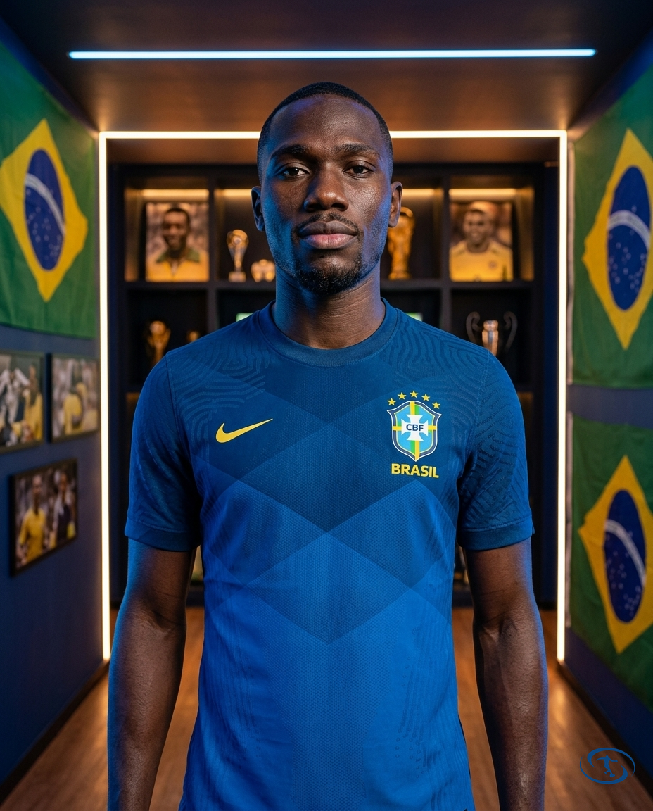 Camisa Seleção Brasileira Retrô 2021 Torcedor Nike Masculina - Azul - Front View | Sant Sport