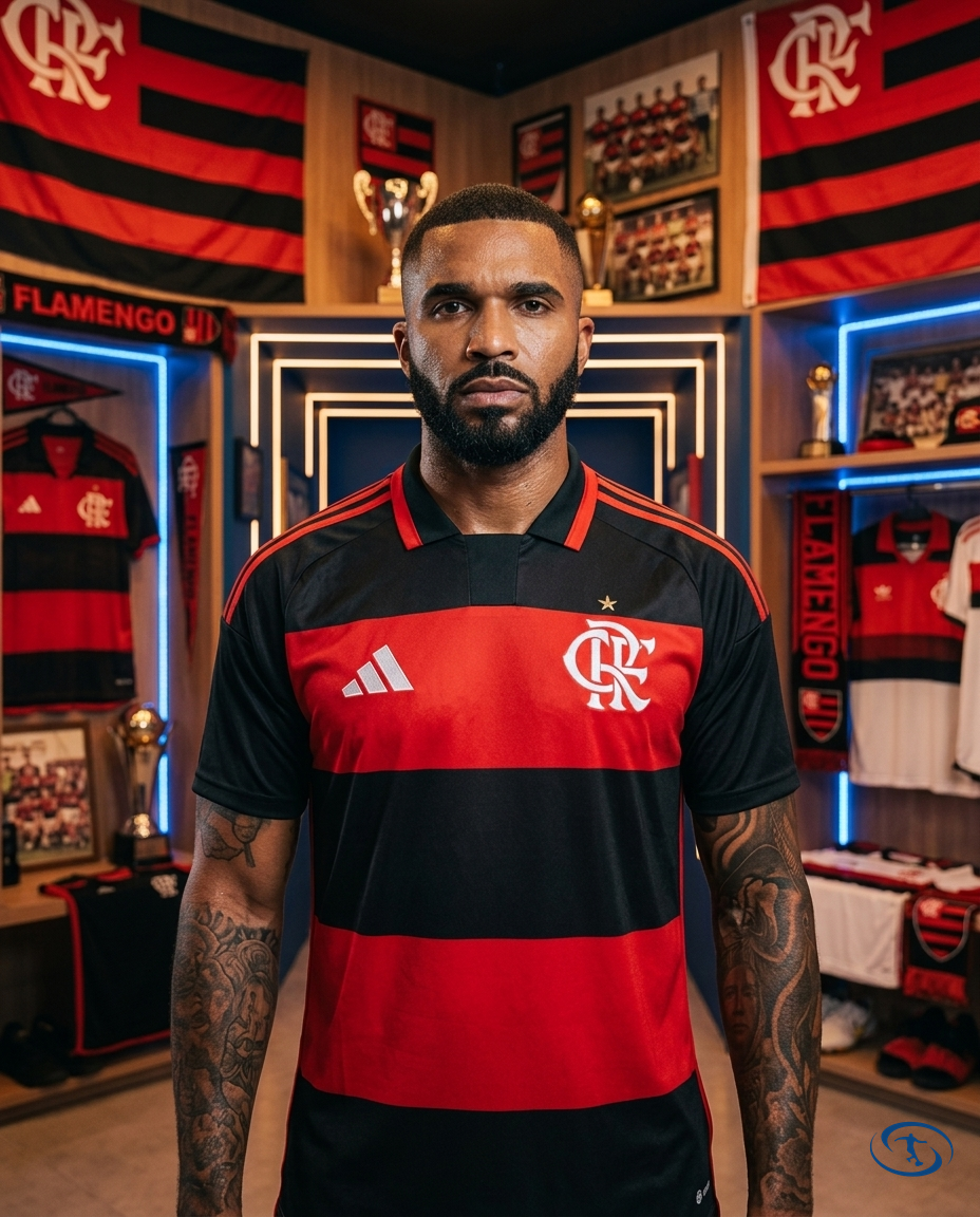 Flamengo Jersey Home 2026/27 - Adidas Men's - Red & Black - Front View | Sant Sport