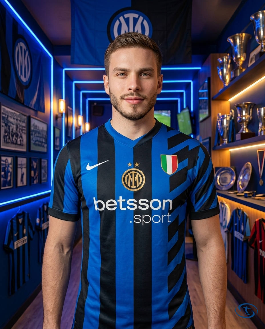 Camisa Inter de Milão Home 24/25 - Torcedor Nike Masculino - Azul e Preto - Front View | Sant Sport