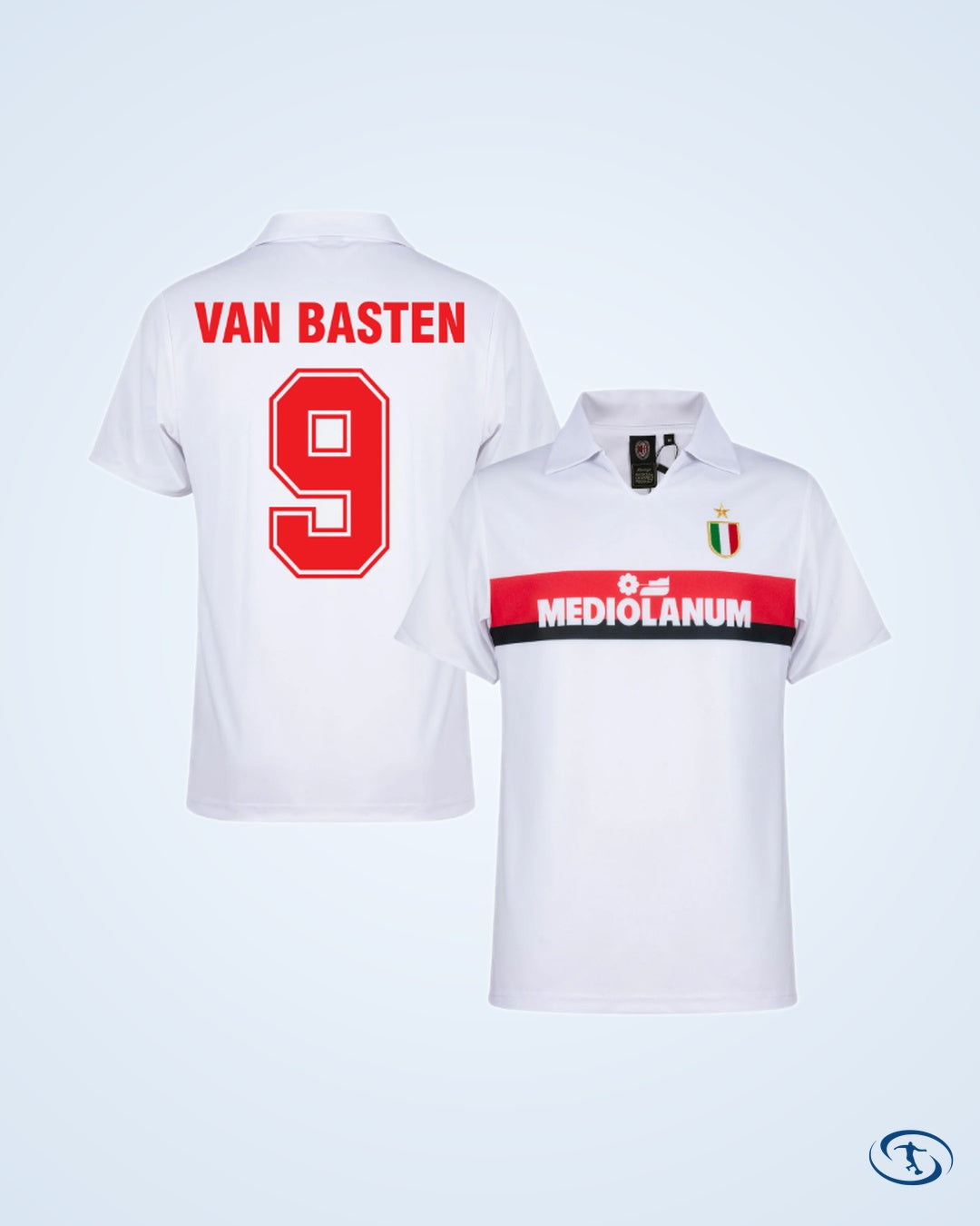 AC Milan Retro Away Shirt 87-88 (Retro Flex Printing)