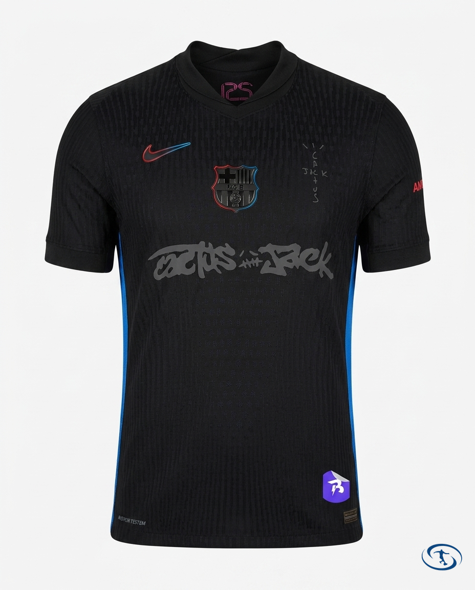 Barcelona X Travis Scott Jersey Away Special Edition 24/25 - Packshot | Sant Sport