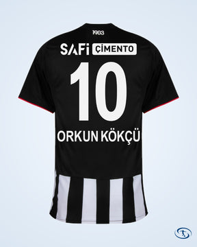 Besiktas Away Player Number Shirt 2025-2026 (Fan Style Printing) - Men's