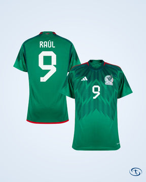 Mexico Home Rául 9 Shirt 2022-2023 (Official Printing) - Men's