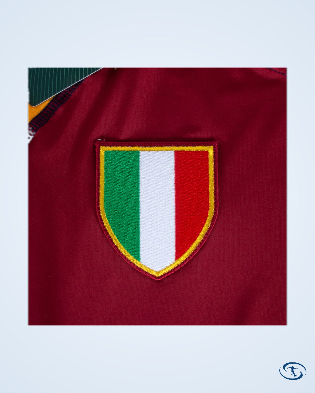 AS Roma Home Player Number Retro Shirt 2001-2002 (Fan Style Printing) - Men's