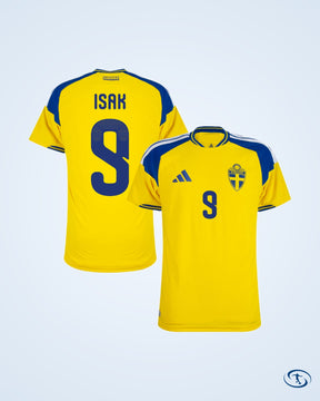 Sweden Authentic Home Shirt 2026-2027 Player Version (Official Printing)