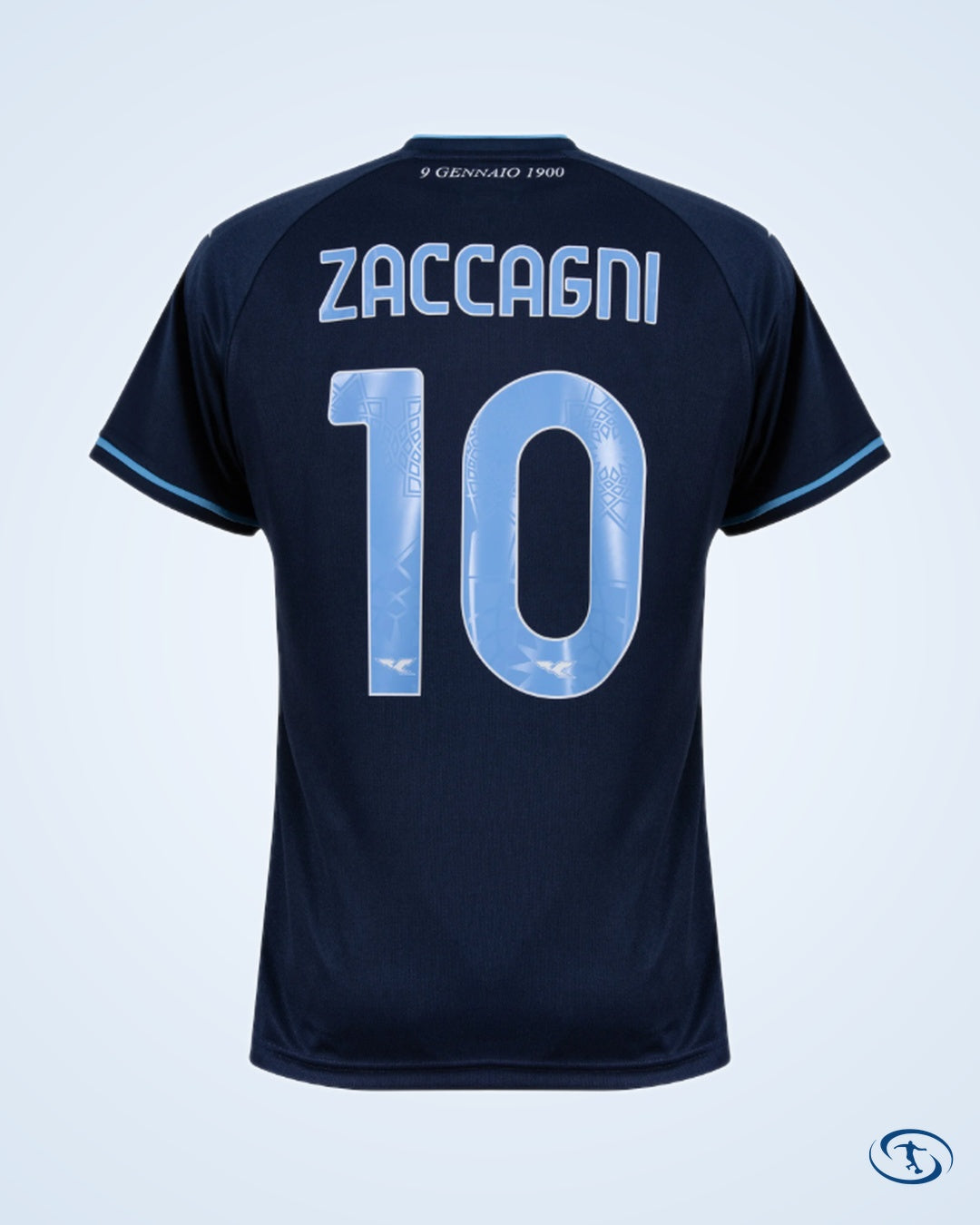 Mizuno Lazio 3rd Zaccagni 10 Shirt 2025-2026 (Official Printing) - Men's