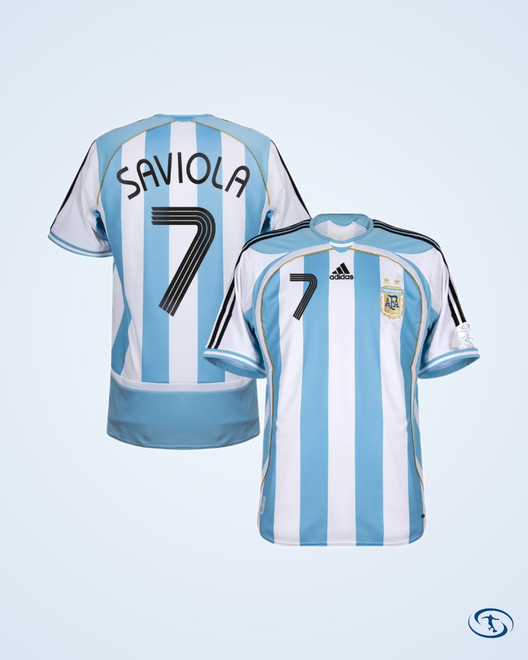 Argentina Reissue Home Shirt 2006 (Retro Flex Printing)
