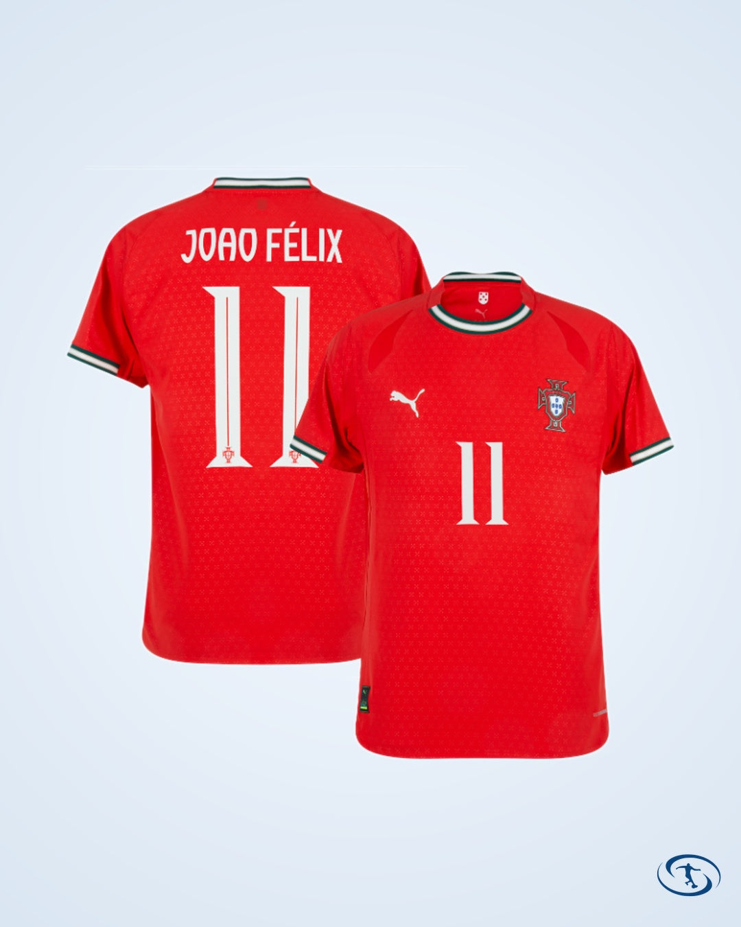 Portugal Home Authentic João Félix 11 Shirt 2025-2026 (Official Printing) - Men's