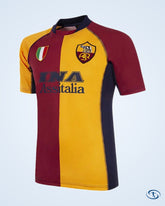 AS Roma Home Retro Shirt 2001-2002 - Men's
