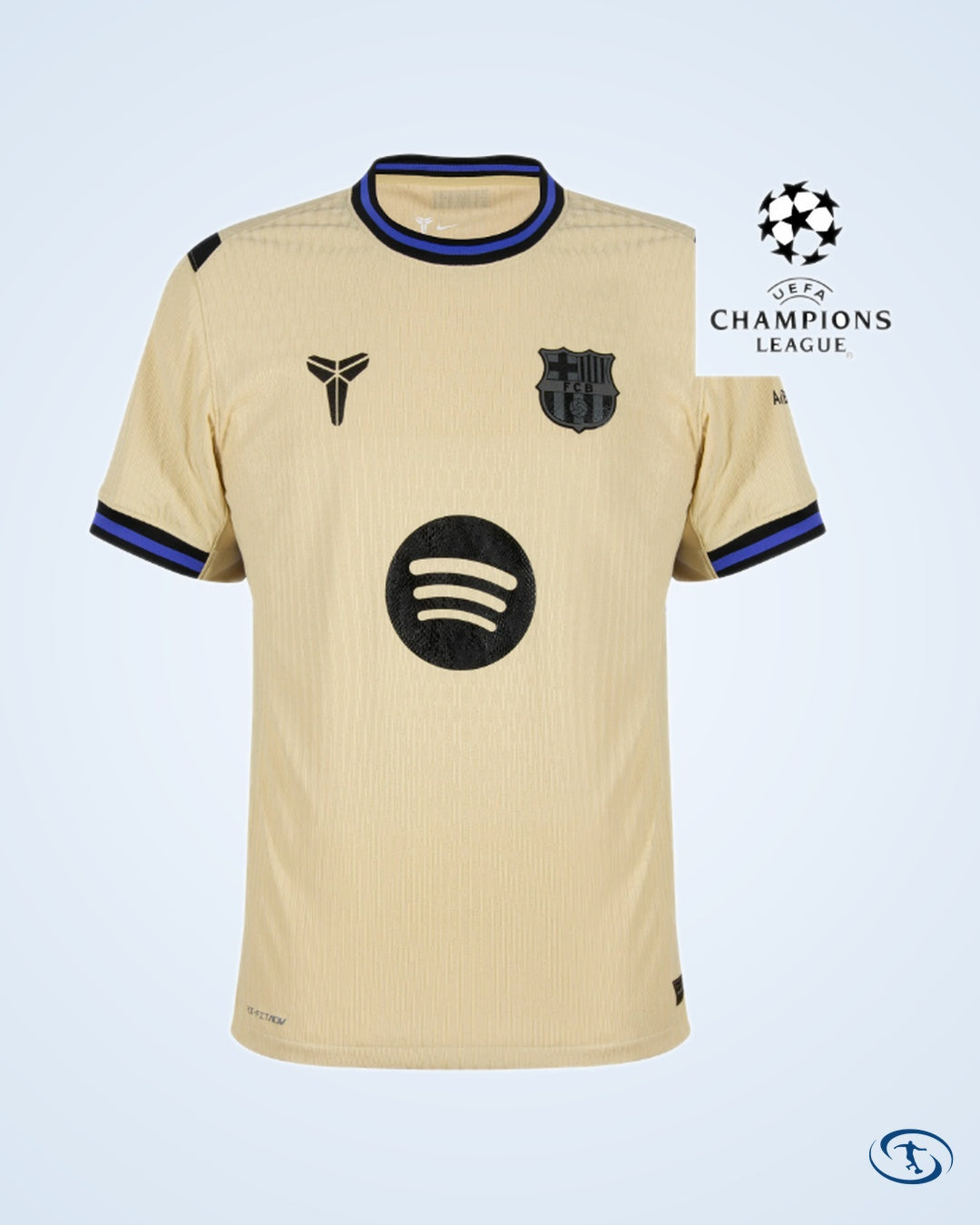 Barcelona x Kobe Away Shirt Customizable Fan 2025-2026 (UCL Option) - Men's