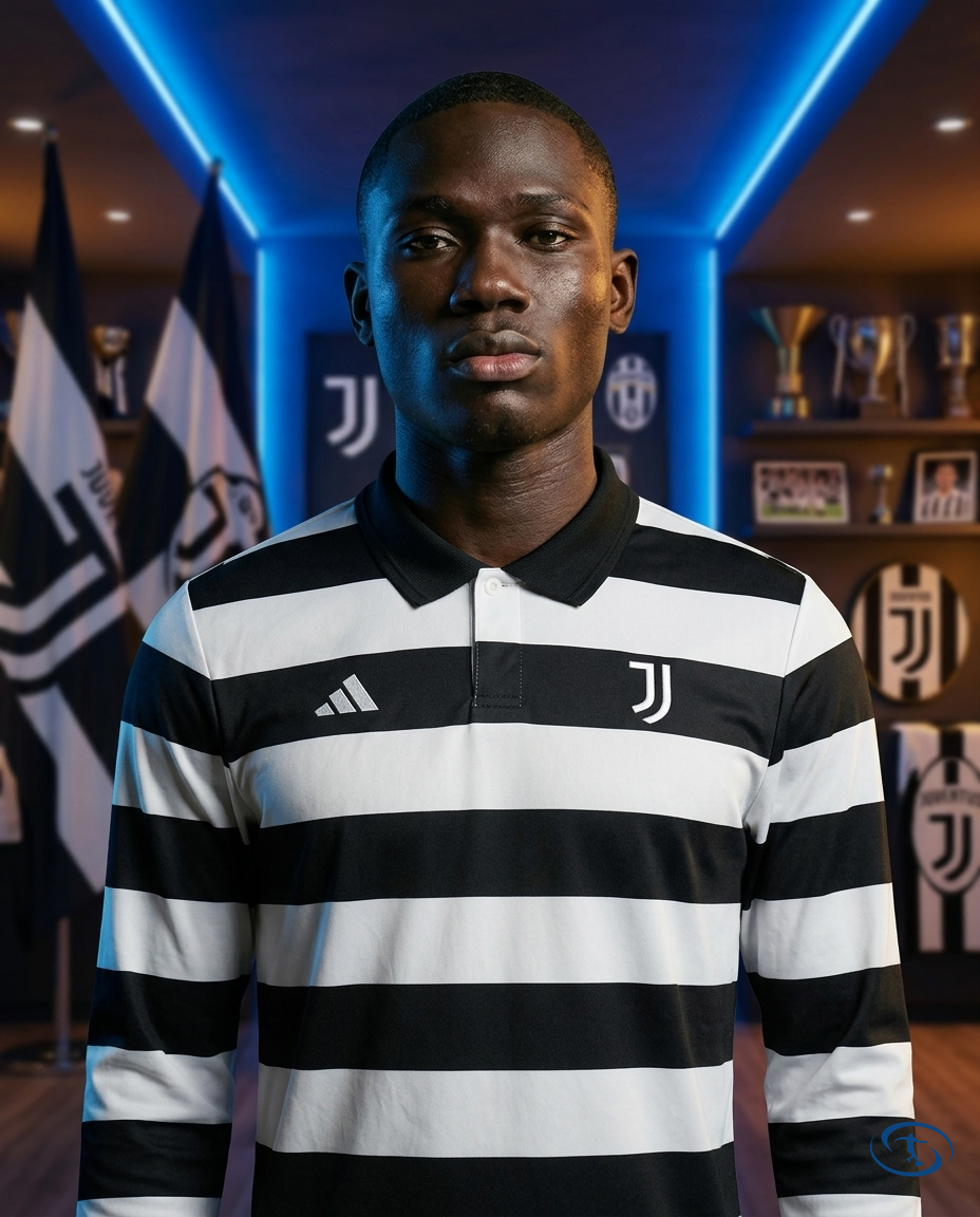 Camisa Juventus Fourth 2025/26 Torcedor Adidas Masculino - Preto e Branco - Badge Close-Up | Sant Sport