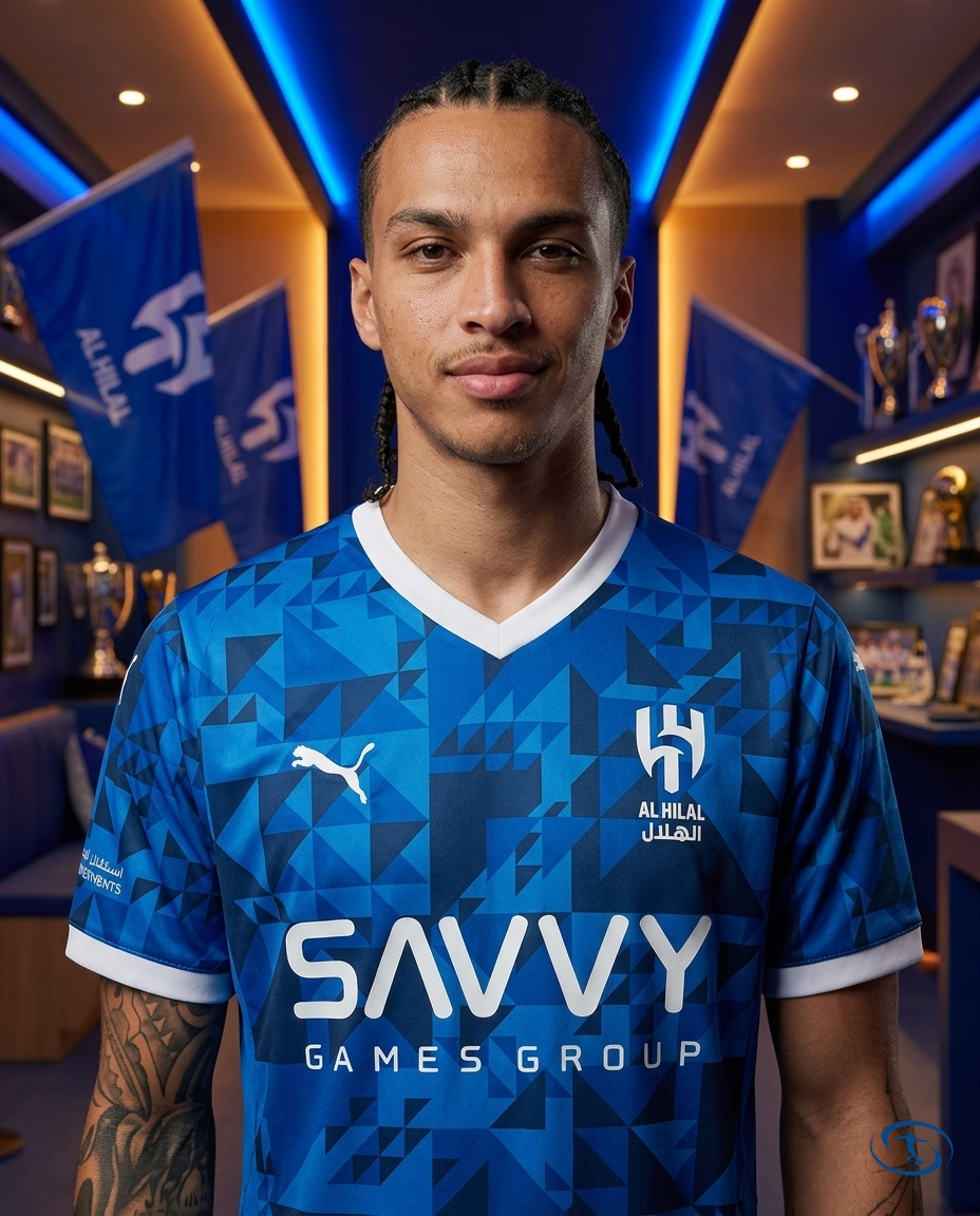 Camisa Al-Hilal Home 24/25 - Torcedor Puma Masculino - Azul - Badge Close-Up | Sant Sport