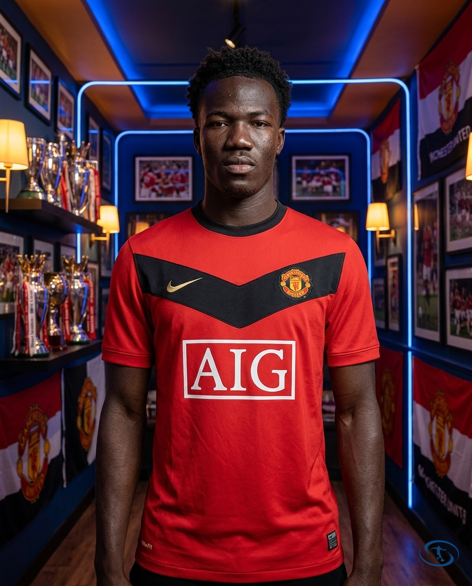 Camisa Manchester United Home Retrô 2009 Torcedor Nike Masculina - Vermelho - Front View | Sant Sport