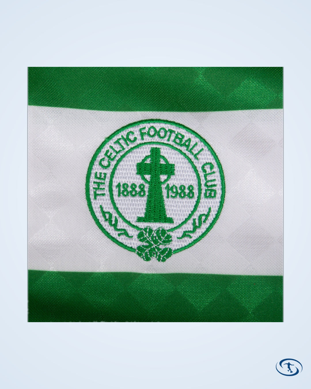 1988 Celtic Centenary Home Retro Thom 10 Shirt (Retro Flock Printing) - Men's