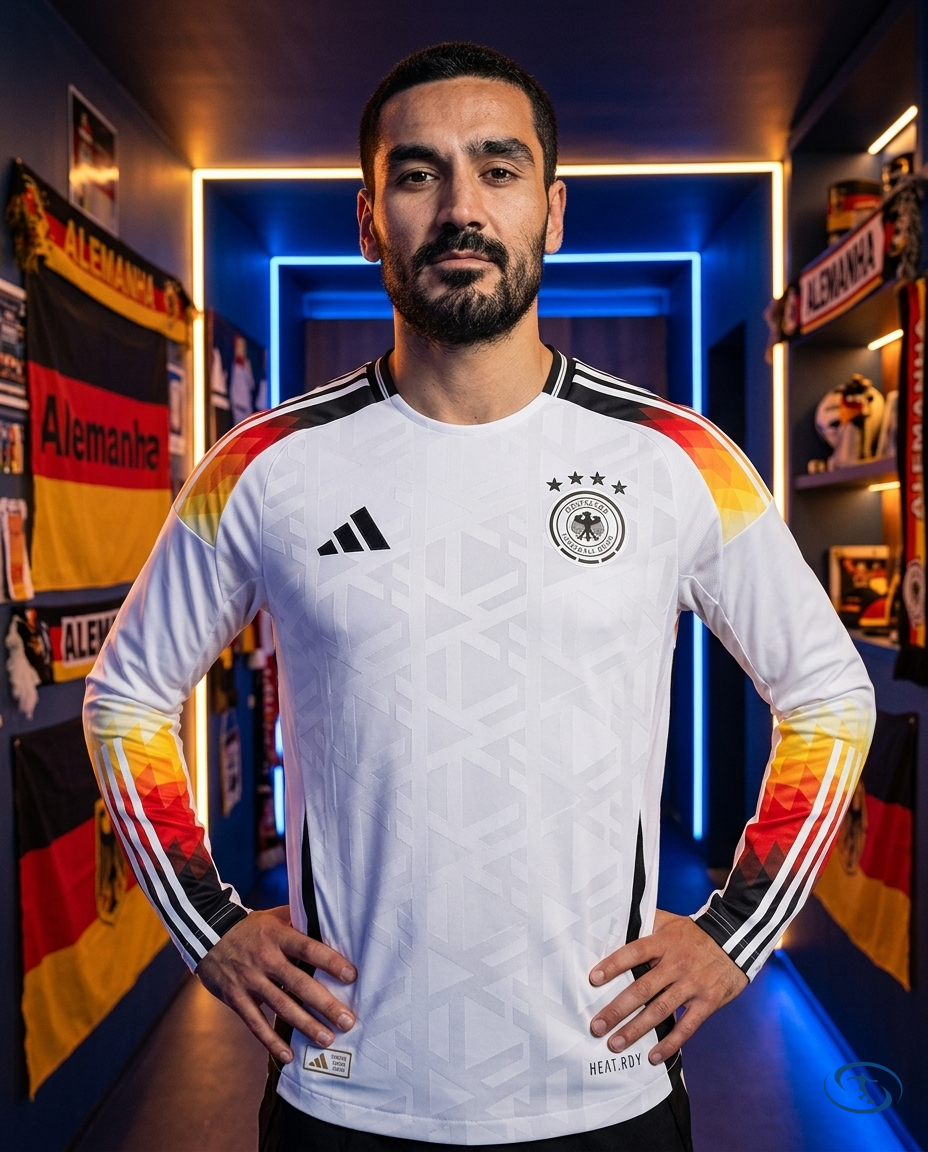 Camisa Alemanha 24/25 Home Versão Jogador - Manga Longa - Front View | Sant Sport