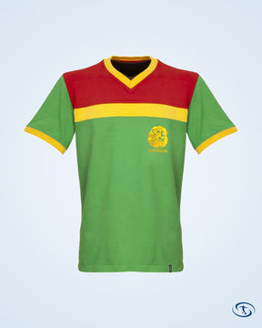 Cameroon Milla 9 Retro Shirt 1988-1989 (Retro Flock Printing) - Men's | Sant Sport