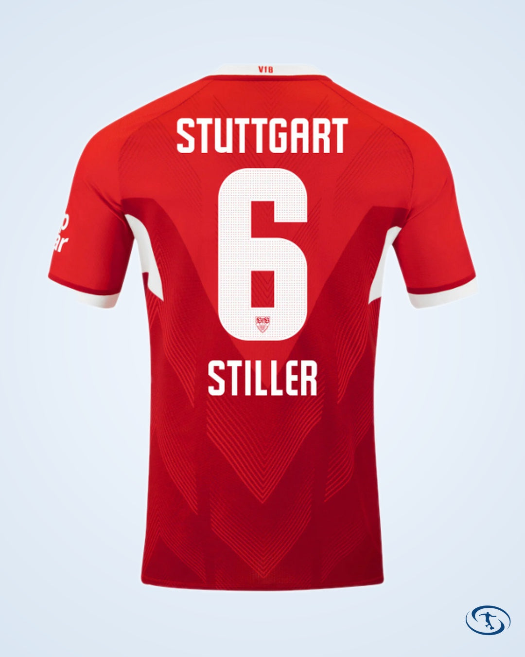 Jako VFB Stuttgart Away Stiller 6 Shirt 2024-2025 (Official Printing) - Men's