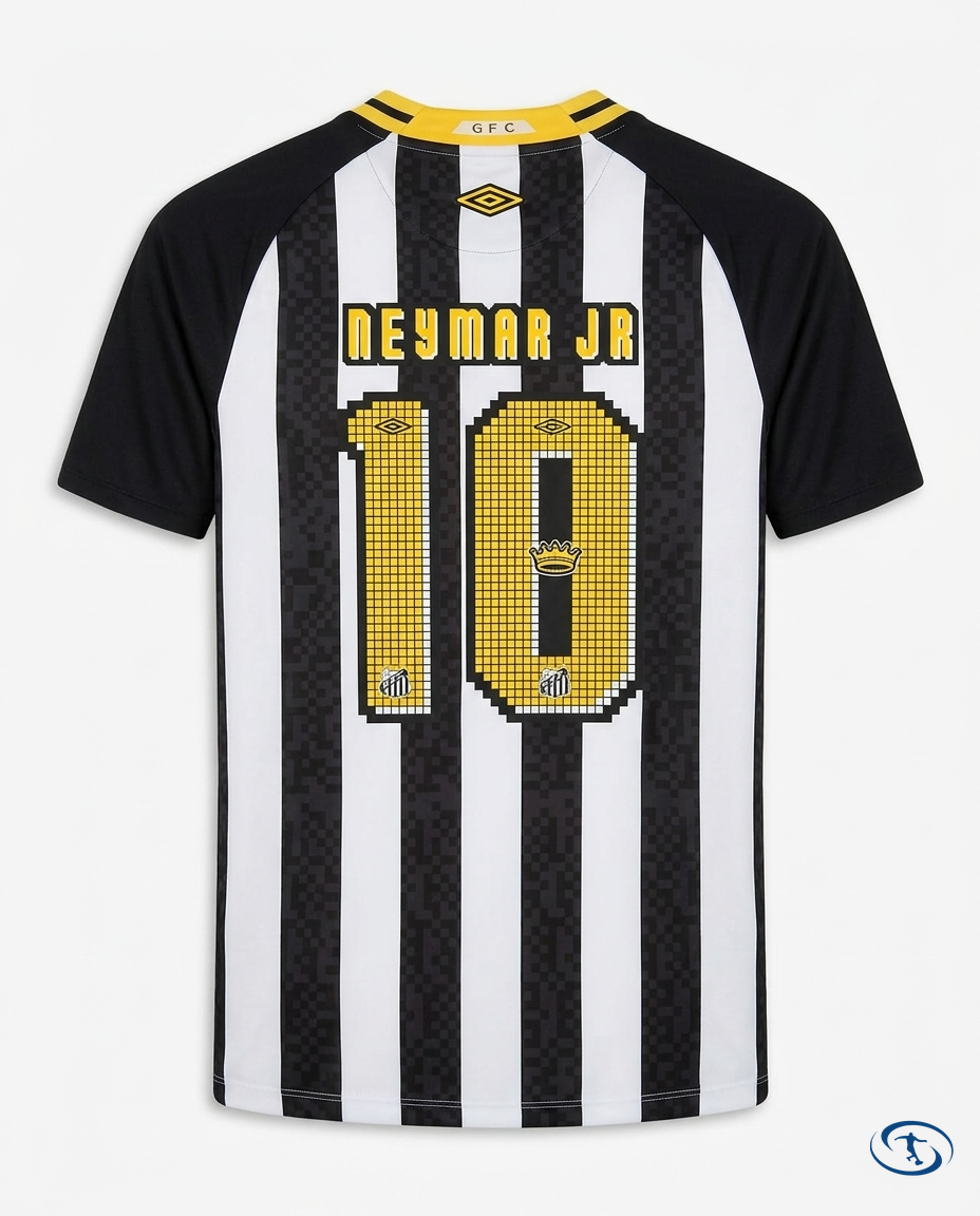 Santos Jersey Away 2025/26 Neymar Jr #10 - Packshot | Sant Sport