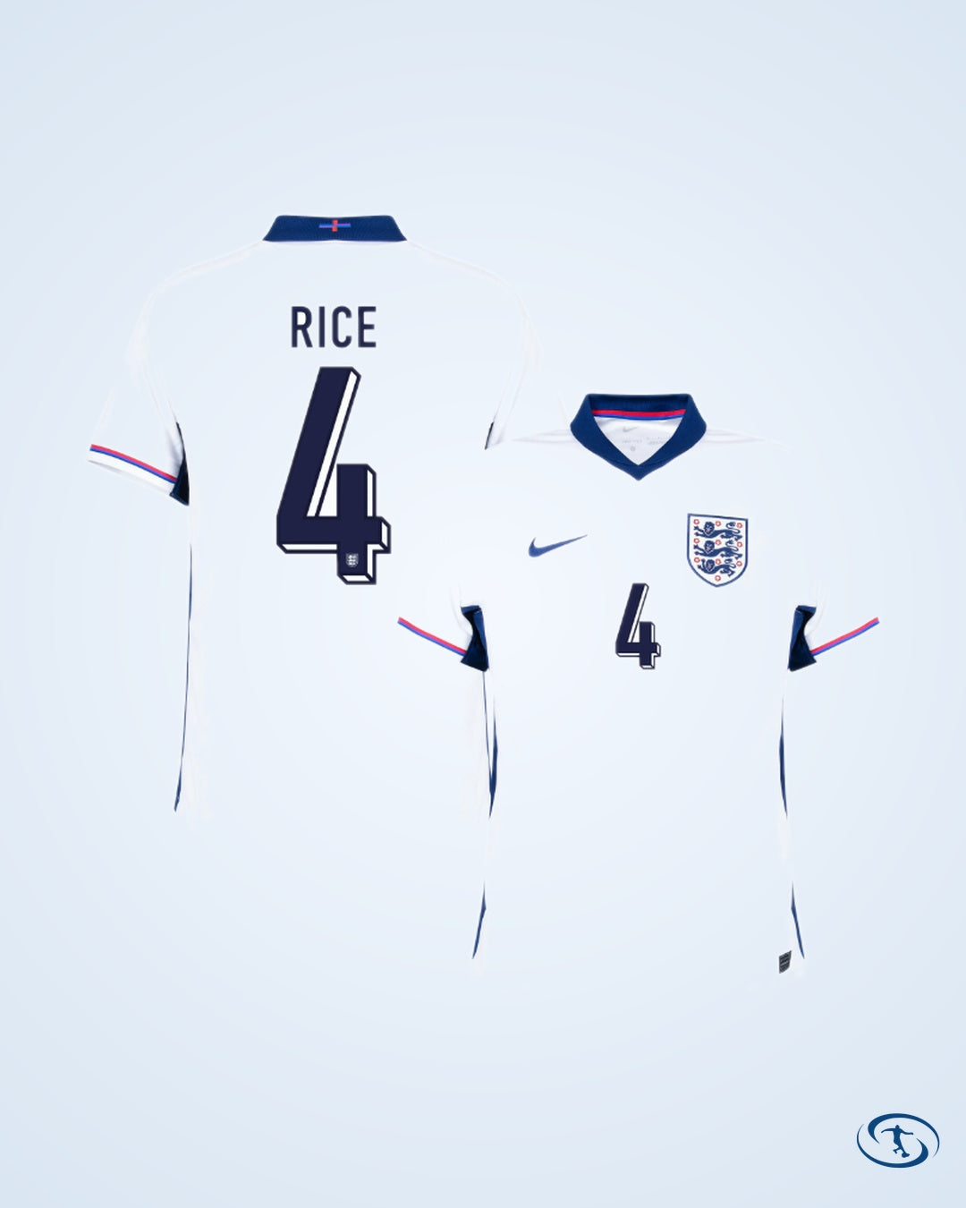 England Home Shirt 2024-2025 Fan Version (Official Printing)