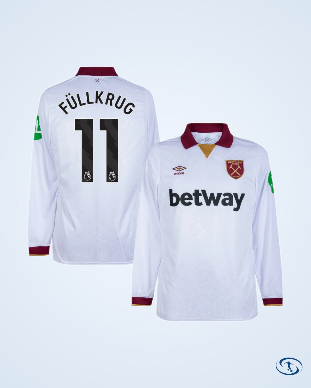 West Ham 3rd L/S Füllkrug 11 Shirt 2024-2025 (Premier League) - Men's