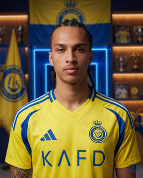 Camisa Al-Nassr Home 24/25 - Torcedor Adidas Masculino - Amarelo - Badge Close-Up | Sant Sport