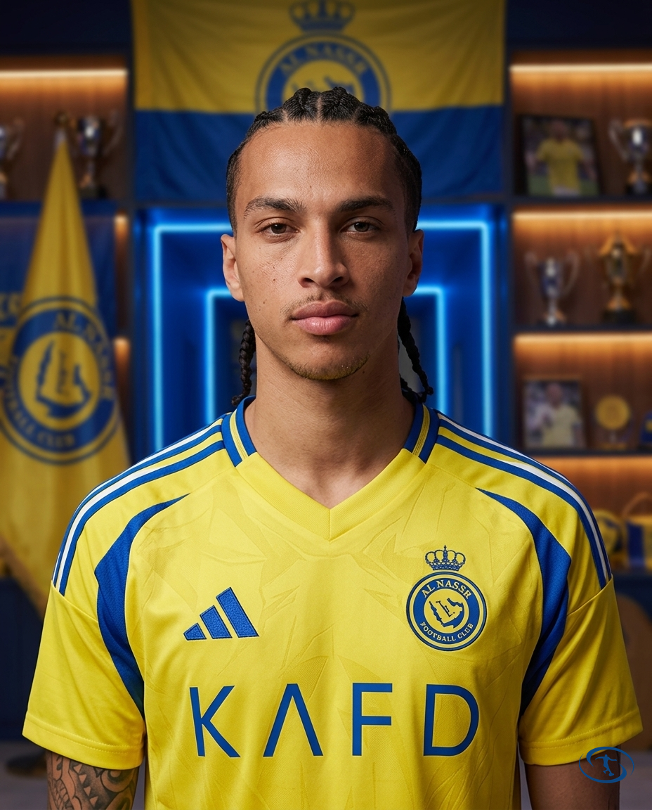 Camisa Al-Nassr Home 24/25 - Torcedor Adidas Masculino - Amarelo - Badge Close-Up | Sant Sport